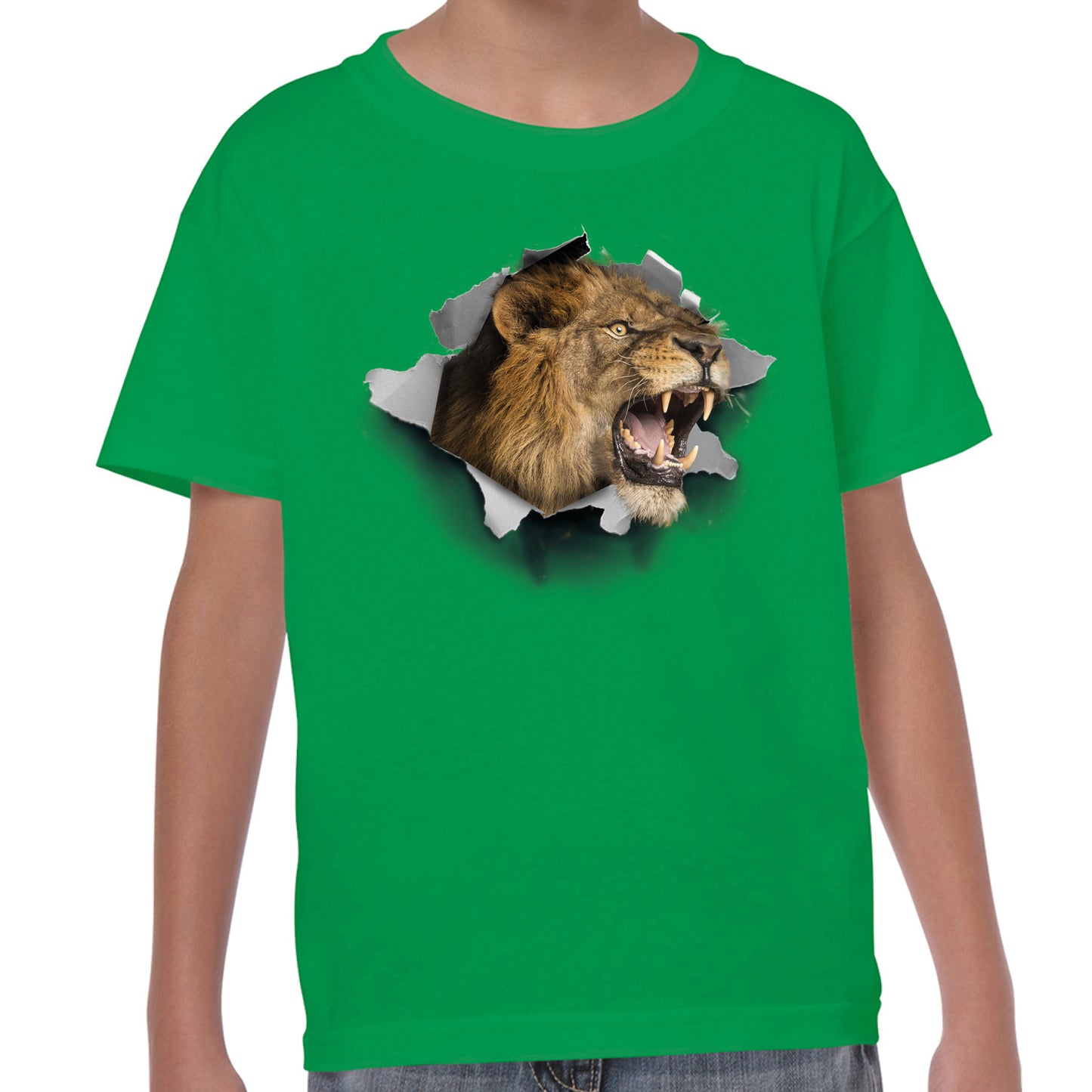 Lion Chest Burst - T-shirt