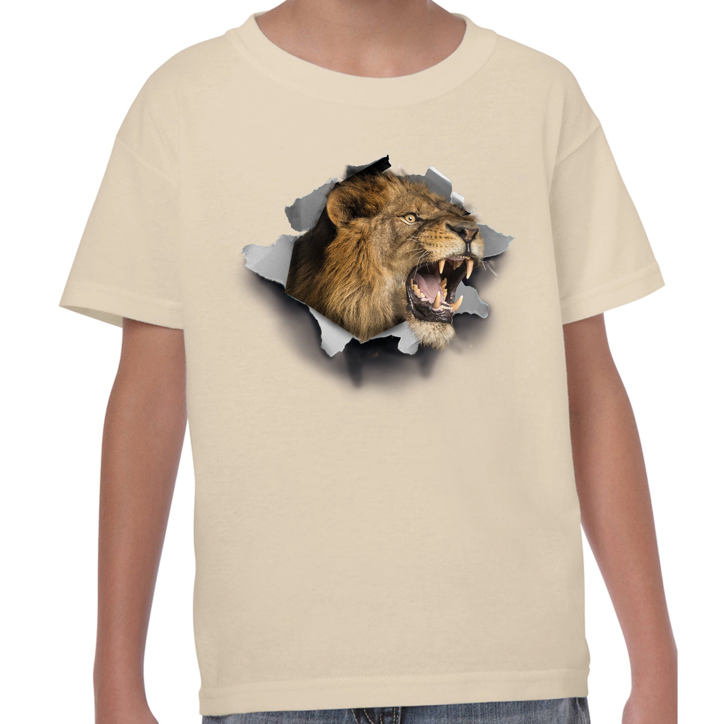 Lion Chest Burst - T-shirt