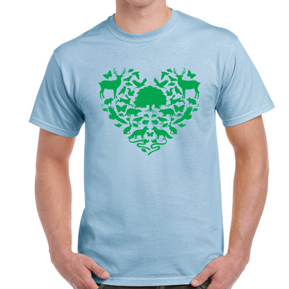 Wildlife Heart - T-shirt