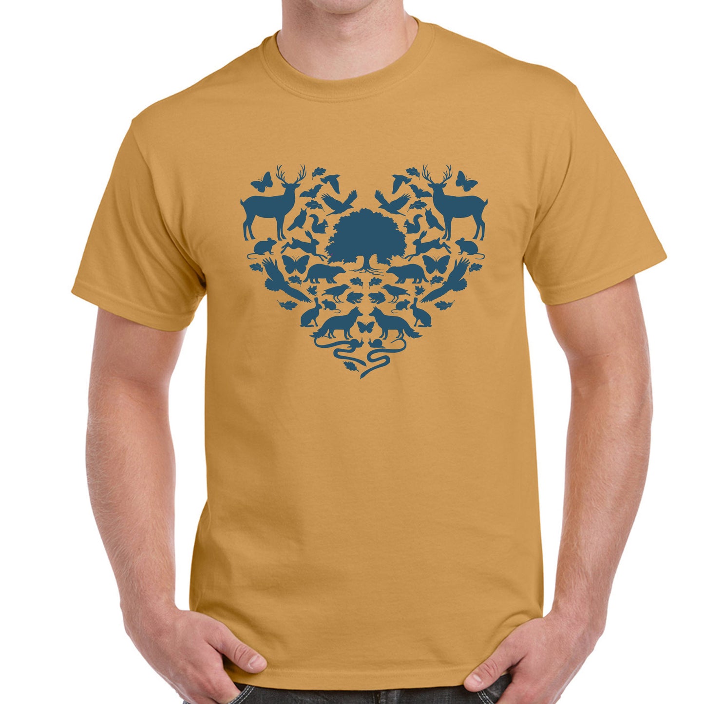 Wildlife Heart - T-shirt