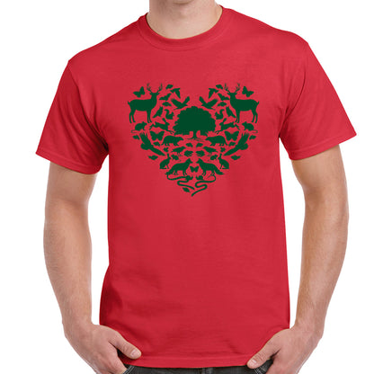 Wildlife Heart - T-shirt