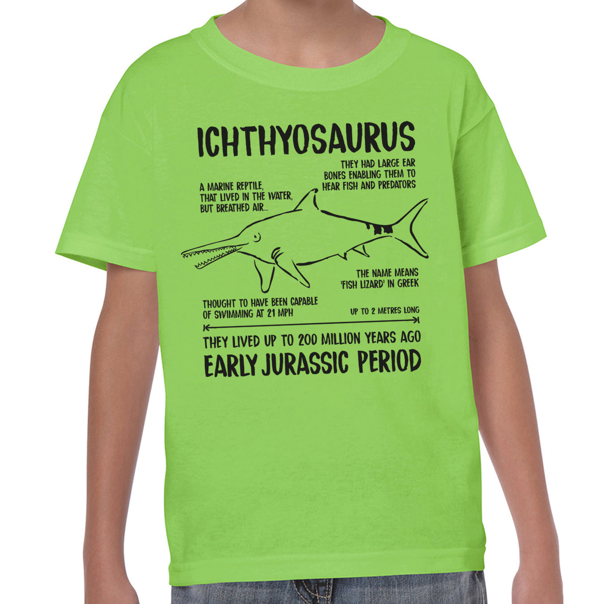 Ichthyosaurus Fact - T-shirt