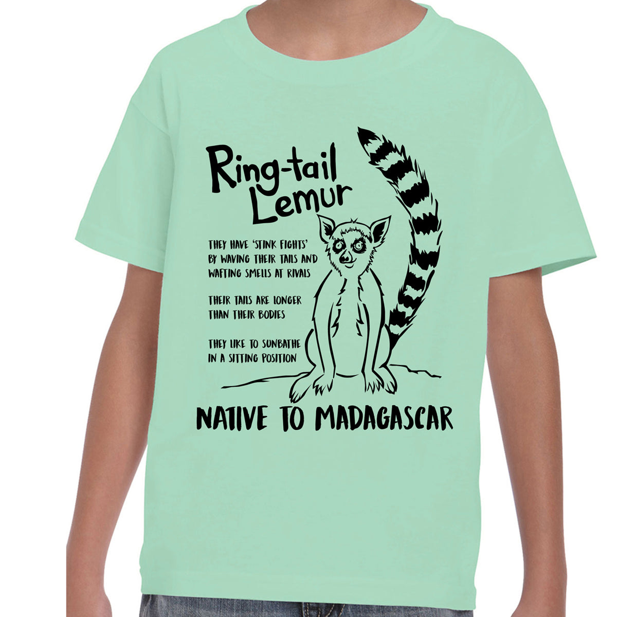 Ring-tail Lemur Fact - T-shirt