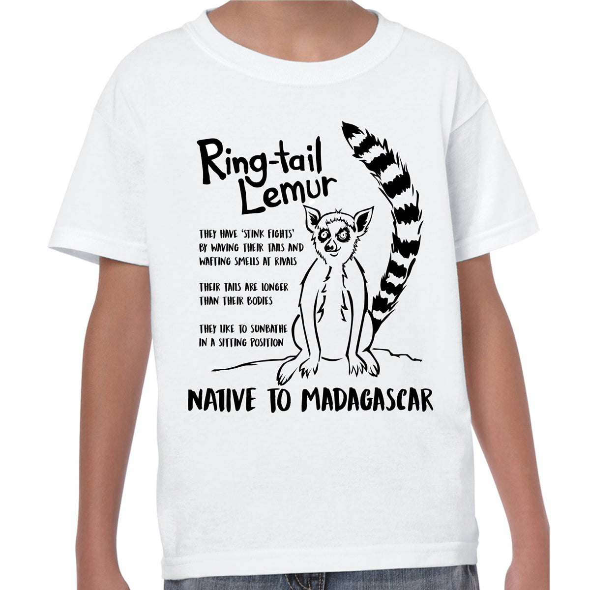 Ring-tail Lemur Fact - T-shirt