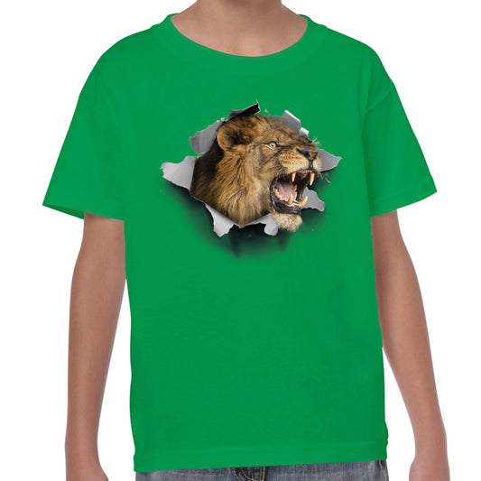 Lion Chest Burst - T-shirt (C)