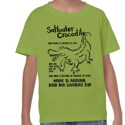 Saltwater Crocodile Fact - T-shirt