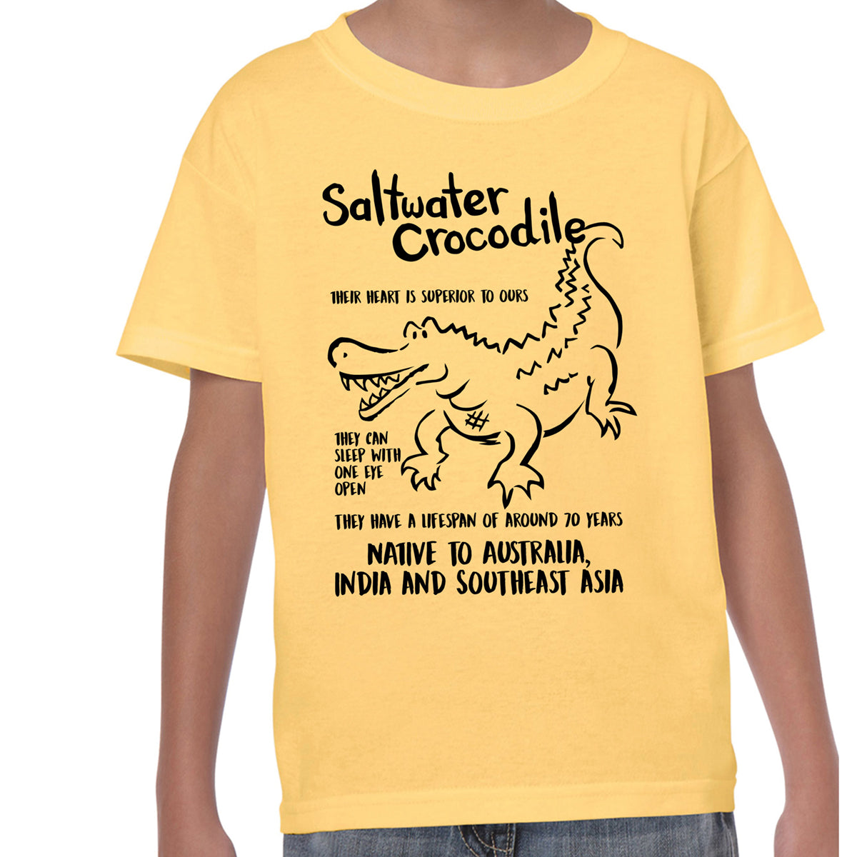 Saltwater Crocodile Fact - T-shirt