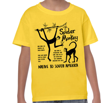 Spider Monkey Fact - T-shirt