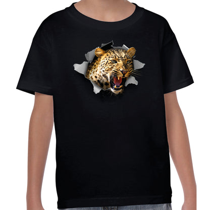 Leopard Chest Burst - T-shirt