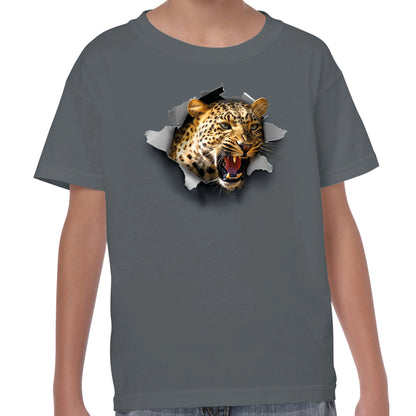 Leopard Chest Burst - T-shirt