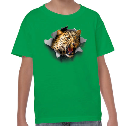 Leopard Chest Burst - T-shirt