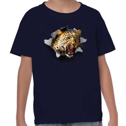 Leopard Chest Burst - T-shirt