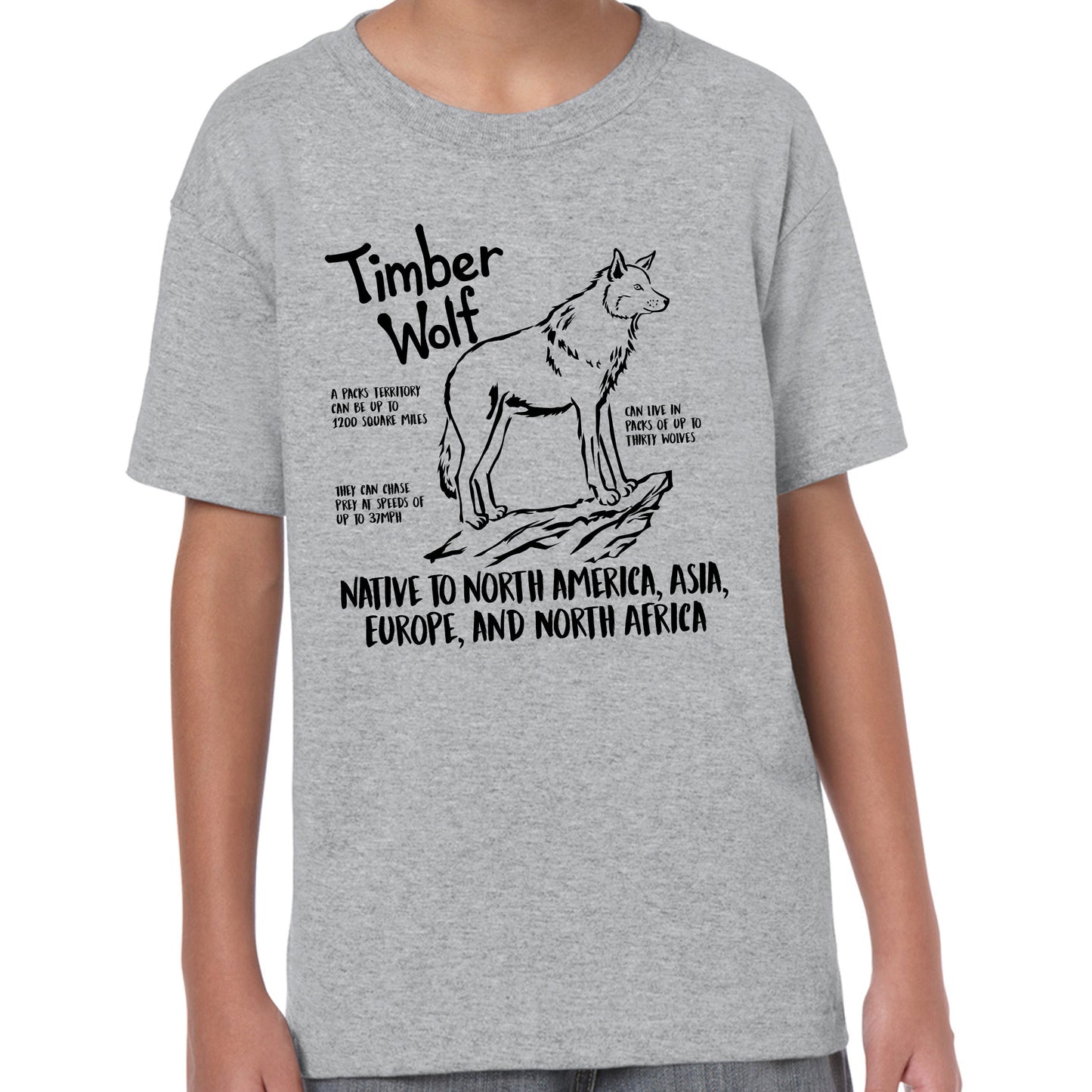 Timber Wolf Fact - T-shirt