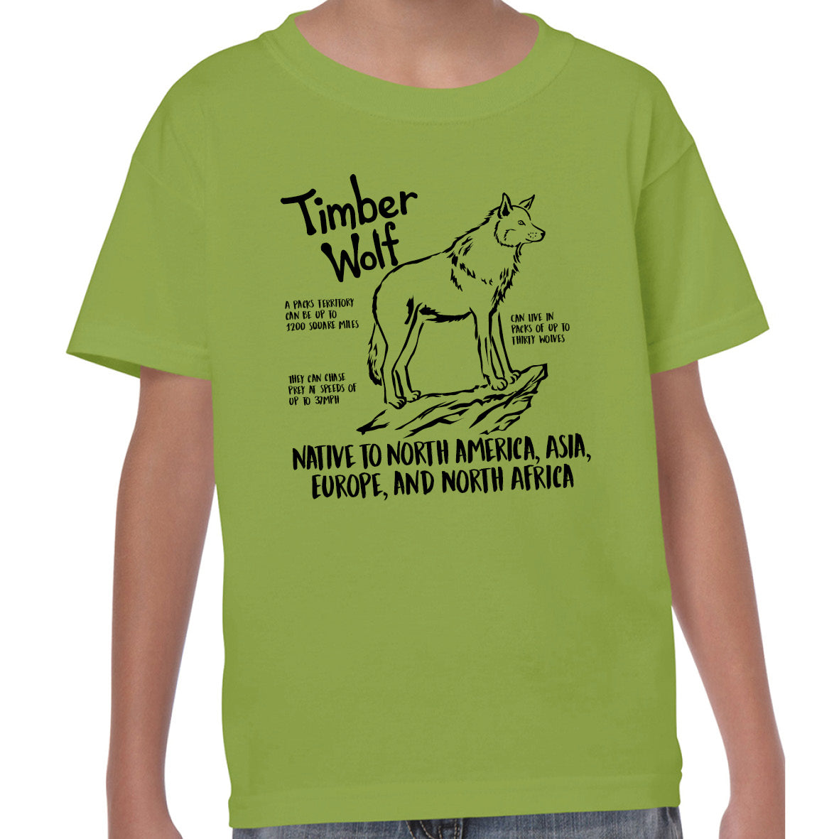 Timber Wolf Fact - T-shirt