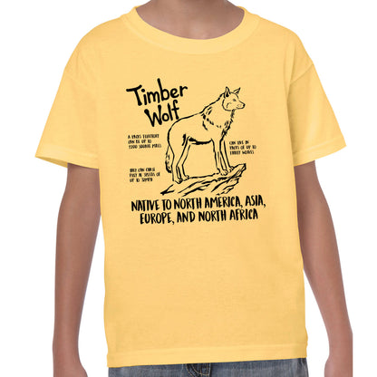 Timber Wolf Fact - T-shirt